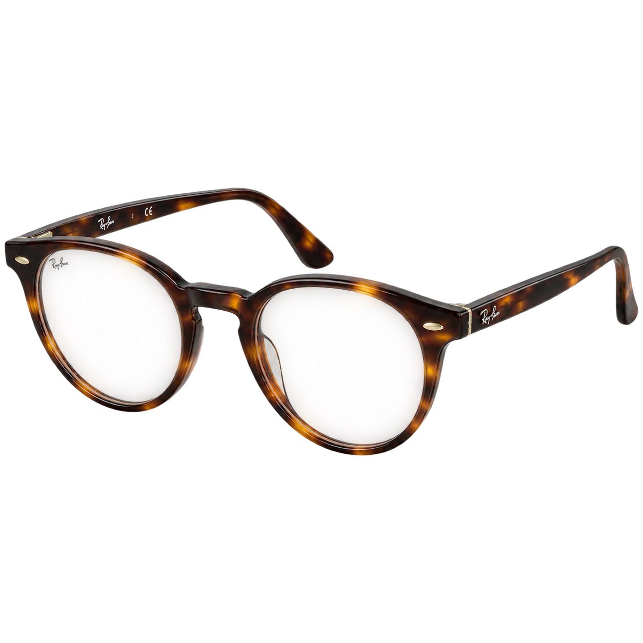 Ray-Ban, kornizë optike rrethore me motiv tortoise
